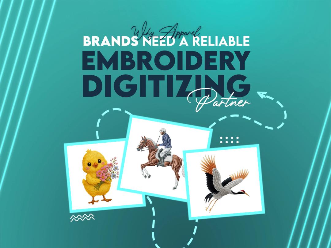 Embroidery Digitizing for Apparel Brands