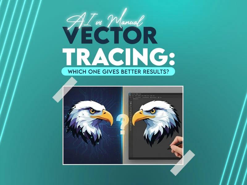 AI vs Manual Vector Tracing