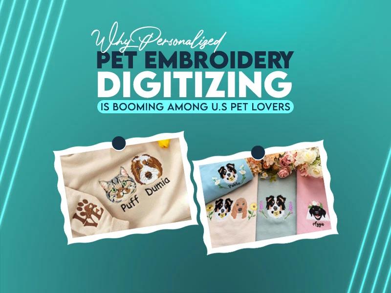 Personalized Pet Embroidery Digitizing