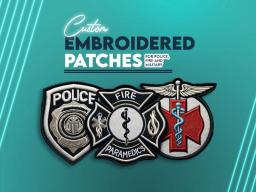 Custom Embroidered Patches for Police, Fire and Military | Made with Precision