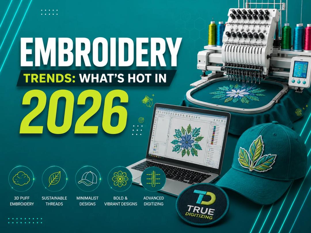 Embroidery Trends: What's Hot in 2026