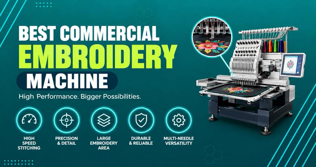 best commercial embroidery machine