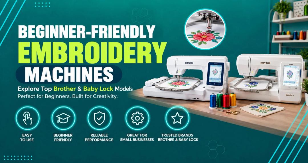 Best Embroidery Machines for Beginners
