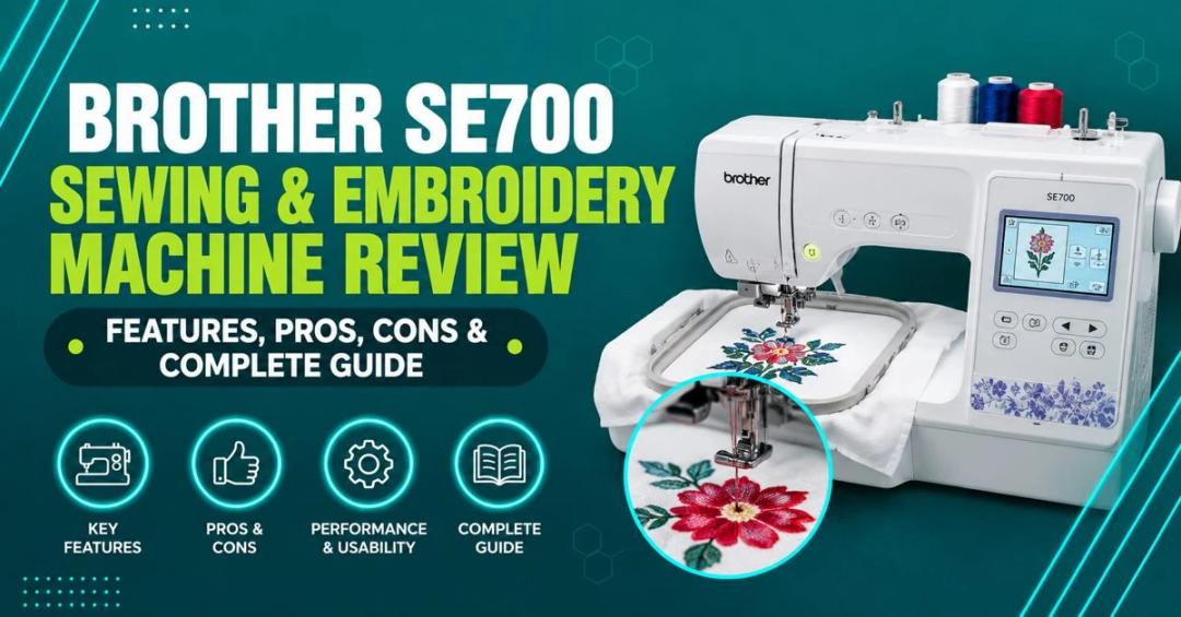 Brother SE700 Sewing and Embroidery Machine