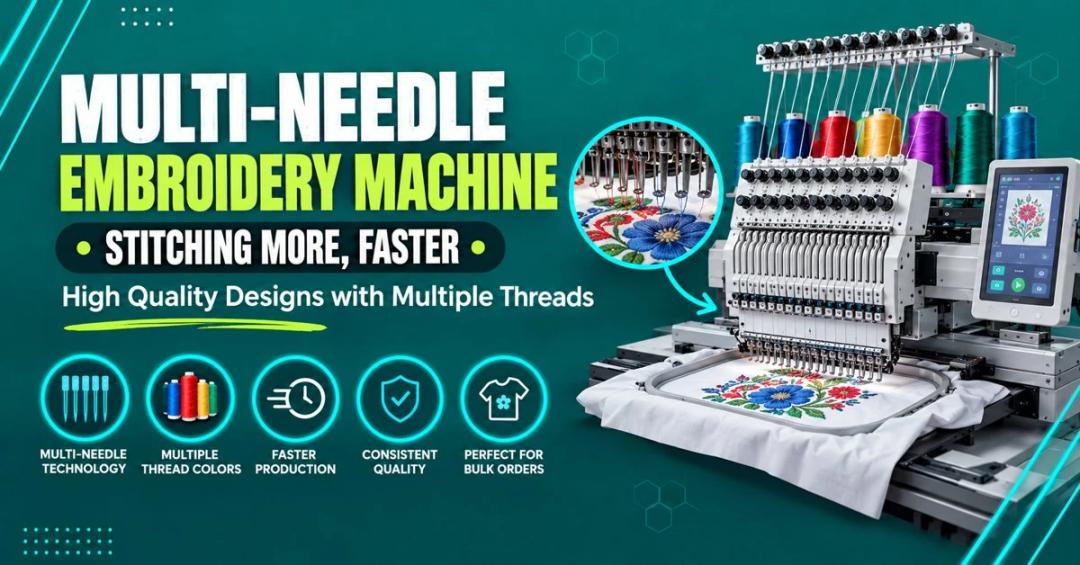 Best Multi-Needle Embroidery Machine Comparison | Brother, Tajima, Janome, Barudan & More Best Multi-Needle Embroidery Machine Comparison | Brother, Tajima, Janome, Barudan & More